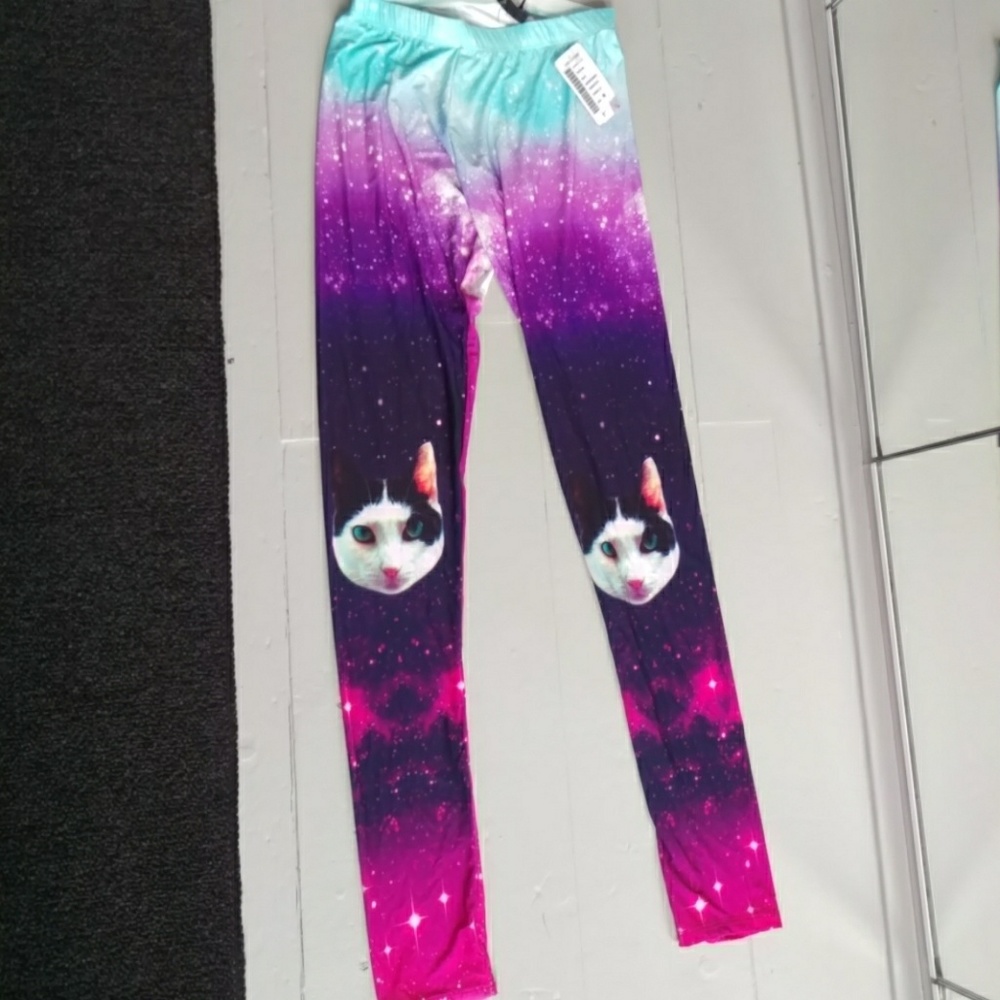 Galaxy cat leggings